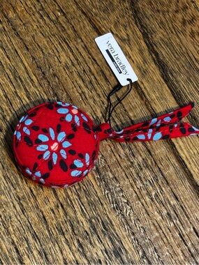 NWT Vera Bradley Tape Measure, signature print, red & blue